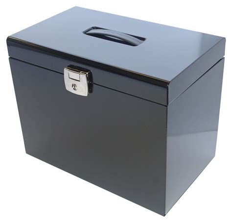 metal filing box ebay|lockable steel storage box.